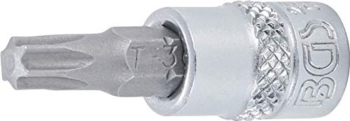 BGS 2595 | Bit-Einsatz | Länge 38 mm | 6,3 mm (1/4") | T-Profil (für Torx) T30 | CV-Stahl