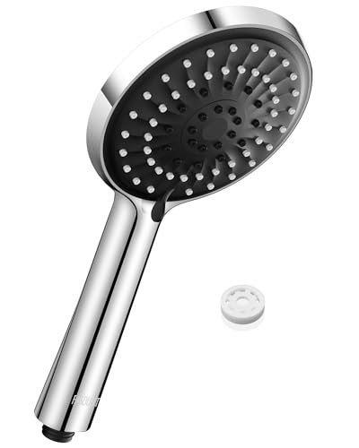 FASDUNT Duschkopf ? Strahlarten mit 9.5L/min Durchflussbegrenzer【Wasserersparnis 49%】 Hochdruck Duschbrause Wasserdrucks Erhöhung 200%