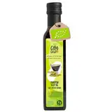 Kürbiskernöl Bio Kaltgepresst Rein und Ungeröstet - 250ml. Natürliches Kürbiskernöl Kaltgepresst für Haut Haare oder Dressing in Salaten. Organic Pumpkin Seed Oil.