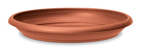 Scheurich 53167 0 Untersetzer aus Kunststoff, Terracotta, 33 cm Durchmesser, 5,0 cm hoch