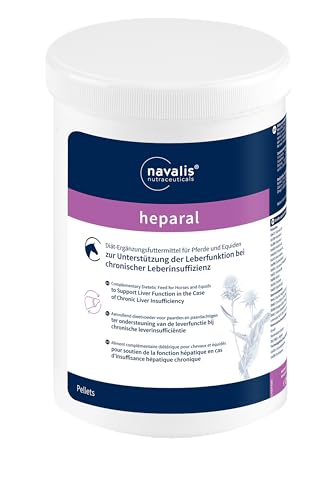 navalis heparal Horse Pellets | 1 kg | Diät-Ergänzungsfuttermittel für Pferde und Equiden zur Unterstützung der Leberfunktion bei chronischer Leberinsuffizienz | Mit Fenchel