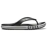 Crocs Unisex's Bayaband Flip Flop,Black/White,46/47 EU