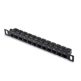 GeeekPi DeskPi Rackmate Accessories Network Patch Panel, 12 Port Rack Mountable CAT6 Patch Panel, Network Mini Patch Panel, Easy to Install, Cable Distinction, No Rust and Durable(RJ45 Straight)