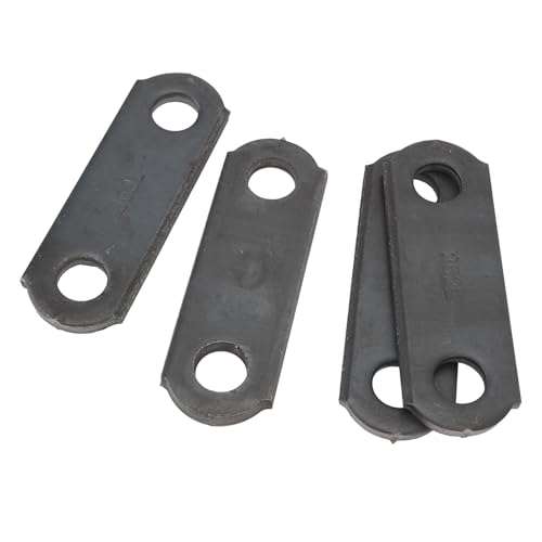 Anhängerachse, Anhängerblattfrührungshütten, Hochleistungsstahl, 4x1,25 Zoll, 2 5/8 -Zoll -Lochmitte, 9/16 -Zoll -Loch, 4 Stcs, mit Doppelaugenfedern, für die Anhängeraufhängung