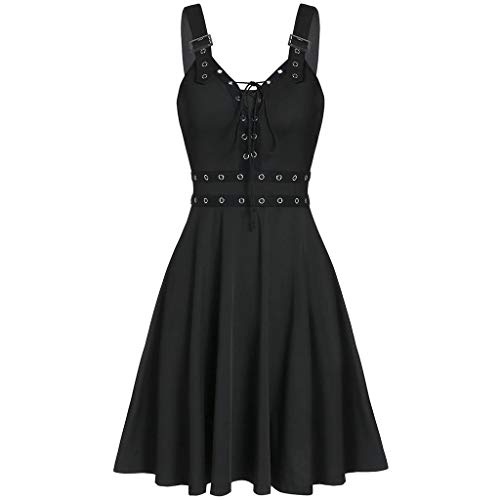 Damen Gothic Kleidung Festlich Prinzessin Mittelalter Kleid Dirndl Renaissance Karneval Halloween Kostüm Große Größen Partykleid Lang Party Festival Outfit riou