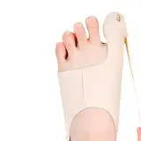 Aomhrek 1 Paar Ergonomisches Hallux Valgus Korrektur, Wissenschaftlich Proportionierte Stoffe Zehenspreizer Hallux Valgus, Täglicher Gebrauch Hallux Valgus Schiene Unisex (1, Hautfarbe, M)
