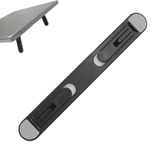 Zunetsutock Laptop-Ständer für Schreibtisch, tragbar, zusammenklappbar, für den Schreibtisch, unsichtbar, für Arbeit, Höhenverstellung und Höhenverstellung