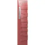 Maybelline New York flüssiger Lippenstift, Liquid Lipstick mit 16 Stunden Halt und glänzendem Finish, Super Stay Vinyl Ink, Nr. 35 Cheeky, 4,2 ml