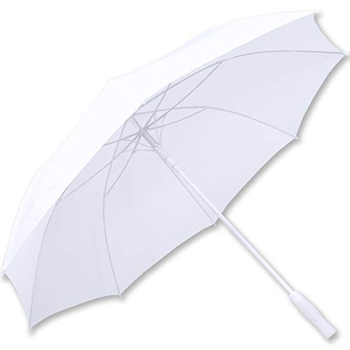 iX-brella XXL Brautschirm Hochzeitsschirm Automatik - All In White