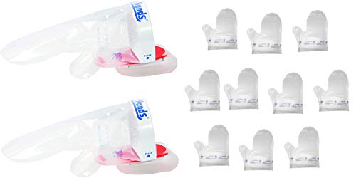 Clean Hands Doppel-Set Mehrzweck-Handschuhe mit Magnet, für Lebensmittelverarbeitung, Bäckereien, Lebensmittel, Fleisch und Fisch