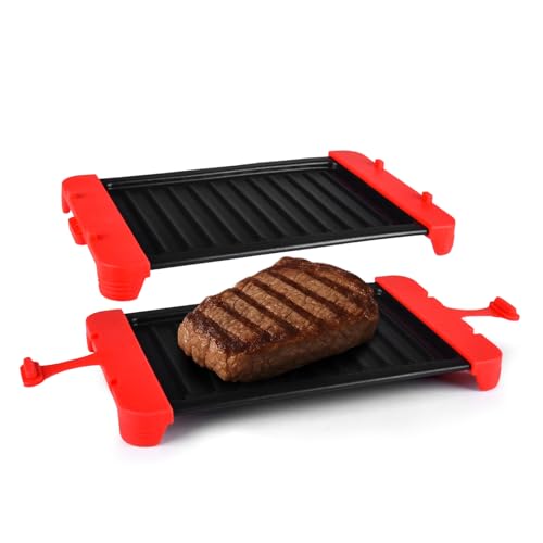 Moorstdel Mikrowellen-Toastie-Maker, Mikrowellen-Toastie-Sandwich-Maker, Mikrowellen-Sandwich-Toastie-Maker, Mikrowellen, 27,2 x 15,2 x 4,1 cm, geeignet für Mikrowellen