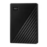 WD My Passport externe Festplatte 5 TB (mobiler Speicher, schlankes Design, herunterladbare Software, automatische Backups, Passwortschutz) Schwarz - auch kompatibel mit PC, Xbox und PS4