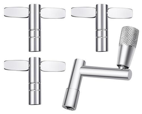 Schlagzeugschlüssel Schlagzeug, 4 Stück Stimmschlüssel Schlagzeug Metall Drum Key Tuning Keys Trommel für Schlagzeuger Schlagzeug Trommel Schlaginstrumente