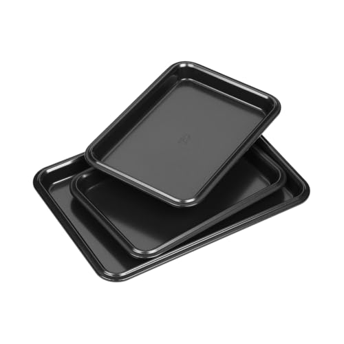 Tala Performance, 3er-Set Backbleche, Professionelles Karbonstahl mit Premium Eclipse Antihaftbeschichtung, 1 Blech 34,5 x 24,4 cm, 2 Bleche 25 x 18 cm