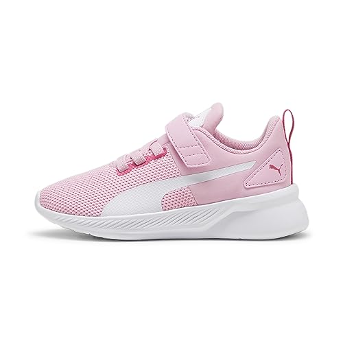 Puma Unisex Kids Flyer Runner V Ps Sneakers, Pink Lilac-Puma White-Puma Pink, 32 EU