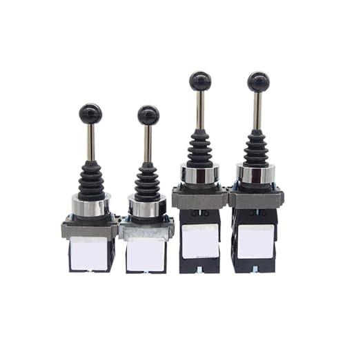 BADIKA Momentaner Joystick-Schalter 4NO 4 Position Kreuz Rocker Schalter XD2-PA14 XD2PA24 Joystick controller/2NO 2 Position Rocker Schalter XD2PA12 XD2PA22(XD2-PA24)