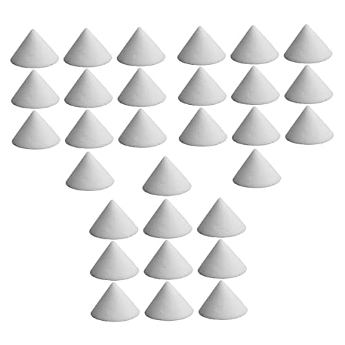 KAILIKETIY 1 Satz Keramische Nägel Pottery Tools Keramik Brennofen Keramik-brennofen-Set Bildhauerei Klebriger Kleber Wursttüten Werkzeug Ton Unterstützung Ofenkegel Aluminiumoxid Weiß 30st