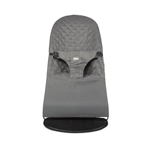 Bezug auf Babywippe. Bezug kompatibel mit BabyBjörn Wippe: Balance, Soft und Bliss. Babysitz Ergonomisch Babywippe. Hypoallergenic Poly- Baumwolle Steppuhn. (Ersetzt das Original) - Grau