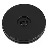 TOPBATHY Tisch Drehteller Basis küchen drehteller Spinning Display Ständer rotierende Gewürzschale Mini-Plattenspieler drehbarer Sockel zur Präsentation Spinnspeicher-Organizer Acryl Black