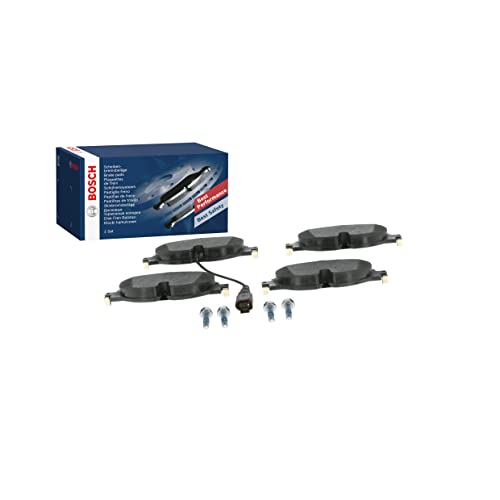 Bosch BP1505 Bremsbeläge - Vorderachse - ECE-R90 Zertifizierung - vier Bremsbeläge pro Set, blau