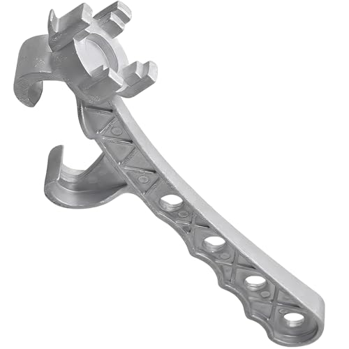 Multifunktionaler Eimöffner und Kegelschlüssel aus robustem Aluminium, Ergonomisches Werkzeug für 5-55 Gallonen Fässer und Eimer, Sicherer Farbentöpfföffner, Ideal für Werkstatt, Haushalt, Gewerbe