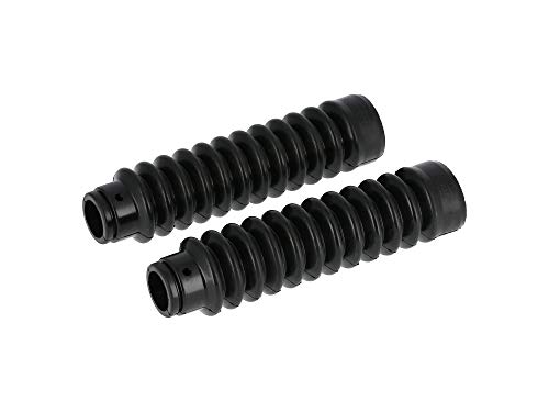 Set: 2x Faltenbalg für Telegabel in Schwarz - für Simson S51, S53, S70, SR50, SR80