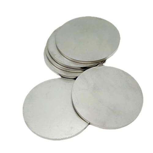 304 Edelstahl Rundplatte, Durchmesser 50mm 100 150 200 250 300 350 400mm 1,5mm Dicke Rundes Blech Disk(200mm*1.5mm 1pcs)