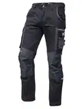 PUMA Workwear Precision X Arbeitshose für Herren - Premium Bundhose mit vielen Taschen und verstärkten Kniepartien - für Handwerk, Produktion und Baugewerbe, Farbe: Schwarz/Anthrazit, Gr.: 48