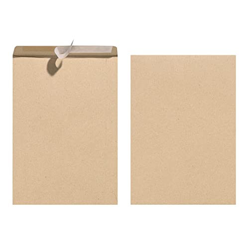 Herlitz C5 Mailing Bags Envelopes - Brown, 10er Pack