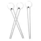 BELLIFFY Haarnadeln Und Accessoires 3 Stück Vintage-haarstäbchen Mond Metall-fertigung Haarstyling-tools Für Frauen Und Mädchen
