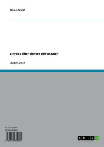 Einreise über sichere Drittstaaten