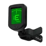 stimmgerät gitarre, Clip Tuner Gitarre Stimmgerät Akkurate Chromatic Tuner,Gitarrenkapodaster/-stimmgerät zum Anklipsen für Gitarre, Bass, Violine, Ukulele, chromatisch