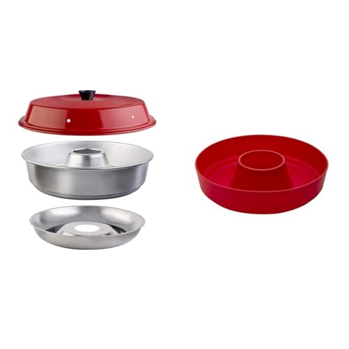 Omnia Camping Backofen & Silikonform Classic (Rot)