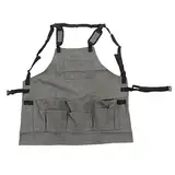 Topyond Vielseitige Holzbearbeitungsschürze – Canvas-Grau Mit Mehreren Taschen, Zusammenklappbares Design Für Männer Und Frauen in Holzbearbeitungsbetrieben