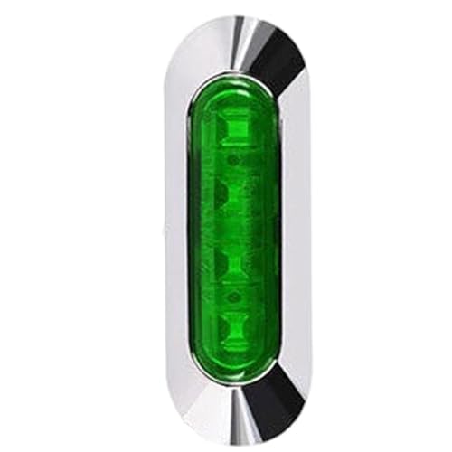 zwxqe LKW-Seitenmarkierungsleuchten, LED, 4 LEDs, hintere Seitenmarkierungs- und Blinkerleuchten, IP67 wasserdichte LED-Seitenmarkierung, 12/24 V Blinker, LED-Anhängerleuchten, verbessertes