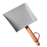 GkgWuxf Kleine Kehrschaufel, Edelstahl-Kehrschaufel, tragbar, breite Kehrschaufel, Kehrzubehör für Küche, Badezimmer, Wohnzimmer, Schlafzimmer, Garage, , Terrasse, Schreibtisch, Kamin