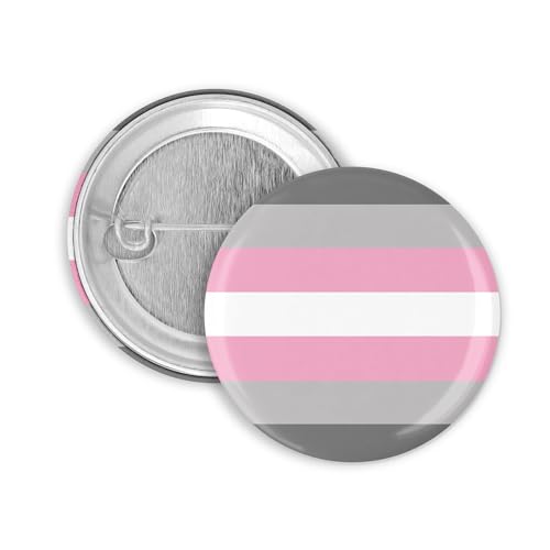 3x Demigirl Flagge Button 25mm Pride CSD Lgbt Badge