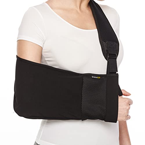 BraceUP Armschlinge, Armbinde - Armschlinge Schulter Rechts Links, Armschiene, Arm Bandage, Schulter Bandagen Herren Damen