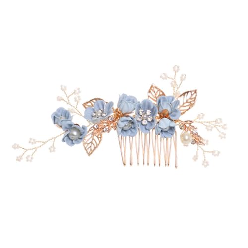 Kichvoe Haarkamm Aus Kristall Haarkämme Für Damenaccessoires Haarschmuck Für Frauen Und Mädchen Haarkamm-clips Haarseite Strass-haarspangen Legierter Kamm Stirnband Braut Wenig Frisch
