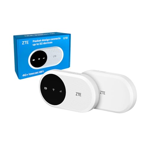 ZTE U10 WIR-Hotspot 287.0Mbit LTE/Wi-Fi6 2000mAh Weiss Retail