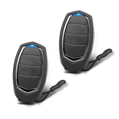 2 x Universal-Garagengriffe, 433,92 MHz – kompatibel mit Motorline Falk MX4SP, MXS4SP, MX5SP, RCM, DSM – 4-K, kabelloser Kloner mit Batterien und Handbuch – kein Original