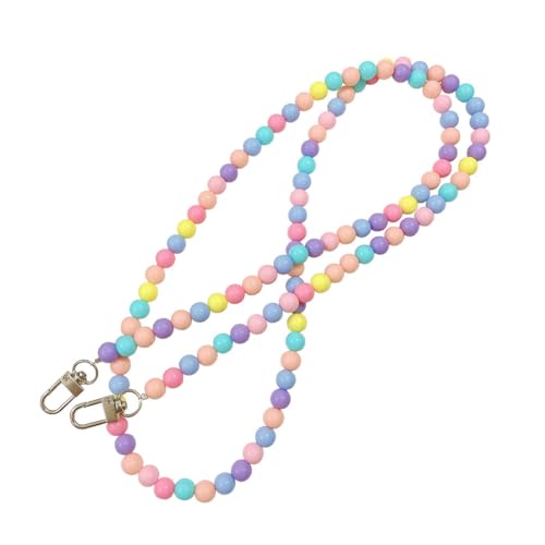 1 Stück Perlen Handykette Universal, Handy Kette Perlen, Handykette Umhängeband, Bunte Perlen Handy-Anhänger Halsband, Für Alle Smartphones