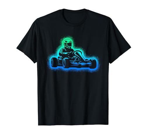 Kart Rennen Go Karts Motorsport Jungen Kinder Go-Kart T-Shirt