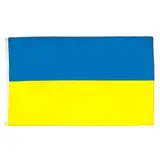 AZ FLAG - Flagge Ukraine - 150x90 cm - Ukrainische Fahne 90 x 150 Cm Feiner Polyester - Flaggen