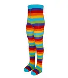 VEGATEKSA Baby und Kinderstrumpfhose für Mädchen und Jungen, Regenbogen aus Gekämmter Baumwolle, MADE IN EU, Verstellbare Taille, Tunel Gummi (98-104cm)