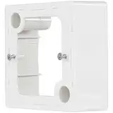 REV 0236750104 Quadro Aufputz Gehäuse als Adapter für Unterputzschalter und Steckdosen, Weiss, Aufputzgehäuse