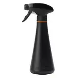 Fiskars Pflanzensprüher, 0,3 l, Sprühflasche zum Bewässern empfindlicher Pflanzen und Reinigen großer Blätter, Höhe: 20,5 cm, Kunstharz, Schwarz/Orange, 1071306