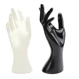 TINEASUR Elegante Schmuckständer 2er-pack Schaufensterpuppenhände Für Armbänder Aus Pvc Tragbar Und Robust Für Geschäft Und Zuhause