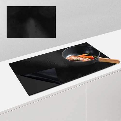 WestCH 54 * 90cm Große Induktionskochfeld Schutzmatte Silikon Induktion schutzmatte Induction Cooker Silikonmatte HitzebestäNdiges Wärmeisolierte Pad für Induktionsherd, Multifunktionale Silikonmatte