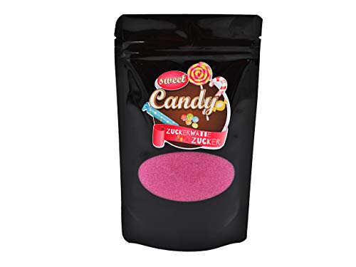 Hopser Food Fun Aromazucker | Geschmack Kirsche | Farbzucker für Zuckerwatte, Zuckerwattemaschinen, Popcorn, Dekorieren, 1 x 200g